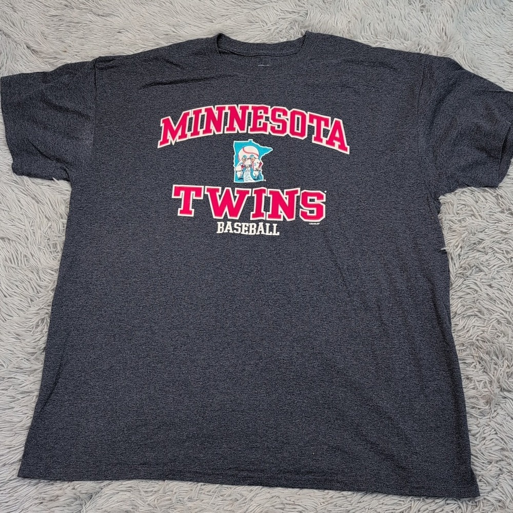 Minnesota Twins Shirt Mens XL MLB Baseball Minneapolis St. Paul Logo‎ Tee